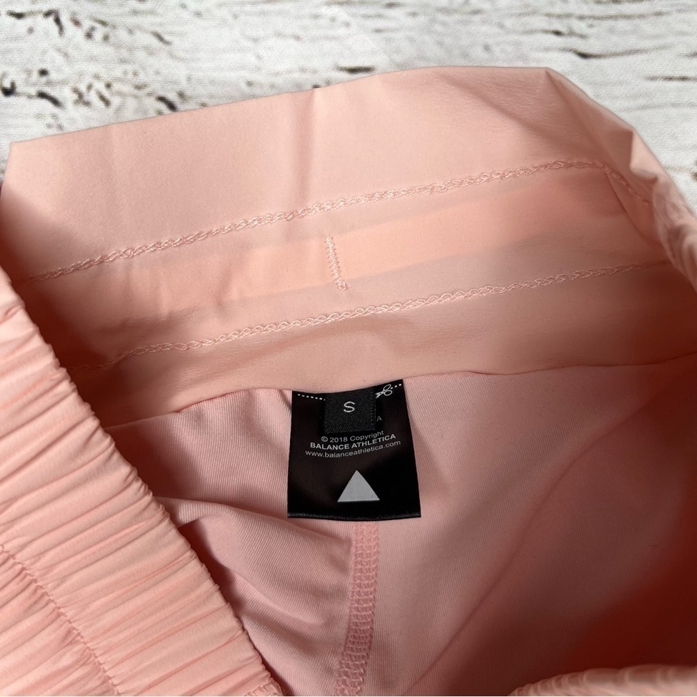 NWOT Balance Athletica Pink Breeze Shorts Size S - Picture 7 of 8
